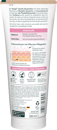 Bodylotion Sensitiv Mandelnblüten Kneipp