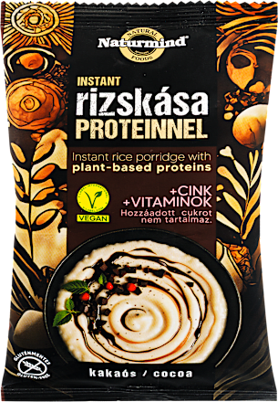 Proteines rizskása, kakaós NATURMIND