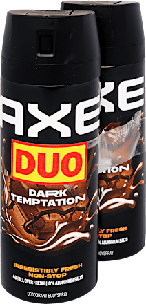 Férfi deo spray Dark Temptation 2x150ml AXE