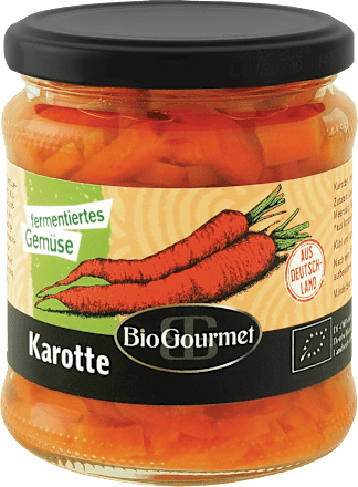 Fermentiertes Gemüse Karotten BioGourmet
