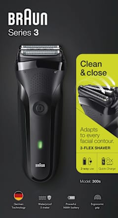 elektrischer Rasierer Series 3 300s Braun