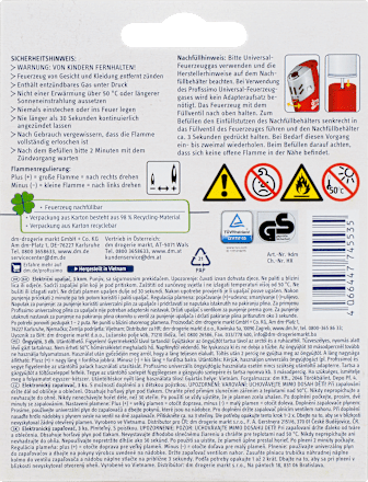 Elektronik-Feuerzeuge sortiert Profissimo