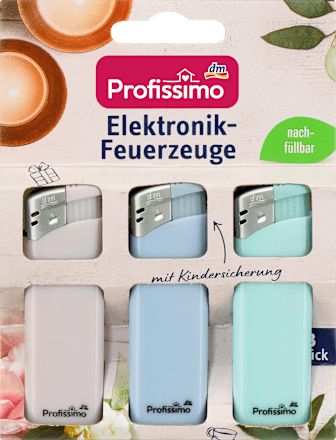 Elektronik-Feuerzeuge sortiert Profissimo