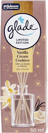 Difuzér s vonnými tyčinkami Vanilla Cream Cookies glade