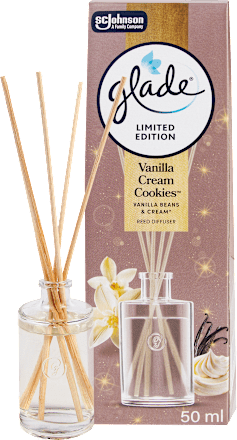 Difuzér s vonnými tyčinkami Vanilla Cream Cookies glade