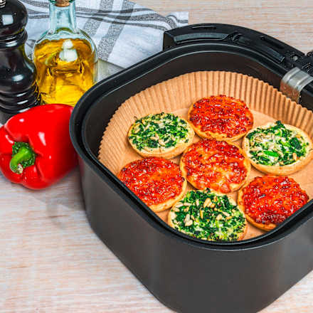 Backpapier Air Fryer rund Toppits