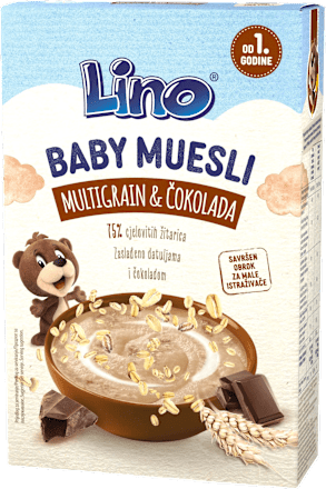 Baby Muesli – multigrain i čokolada, 1+ god. Lino