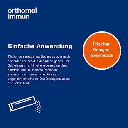 Orthomol Immun Direktgranulat Orange Beutel 30 St orthomol