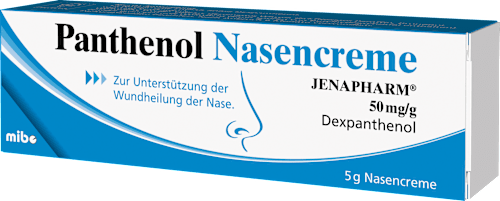 Panthenol Nasencreme JENAPHARM 50mg/g, Wirkstoff: Dexpanthenol JENAPHARM