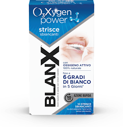 Strisce sbiancanti O₃Xygen power Blanx