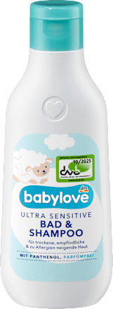 Ultra Sensitive koupel & šampon 2 v 1 babylove
