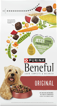 Trockenfutter Hund Original 100 % Complete & Balanced mit Rind und Gartengemüse Purina Beneful