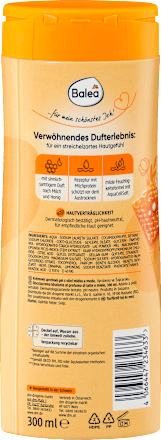 Docciacrema idratante Latte & Miele Balea
