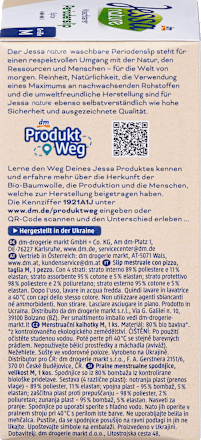 Periodenunterwäsche Slip Spitze nature schwarz, Gr. M Jessa