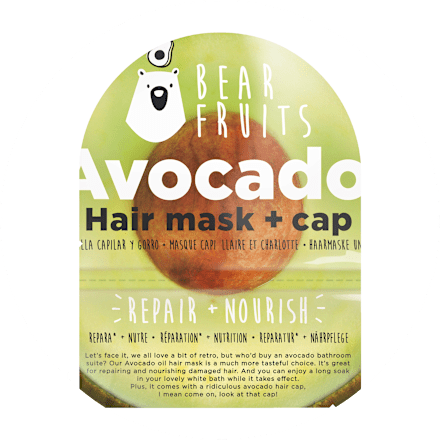 Avocado Haarmaske + Haube Bear Fruits