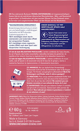 Sól do kąpieli Rozluźnienie Mięśni Dresdner Essenz