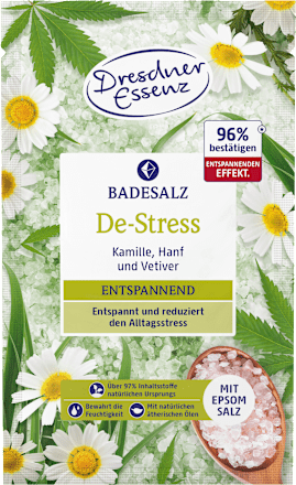 Kojąca sól do kąpieli De-Stress Dresdner Essenz