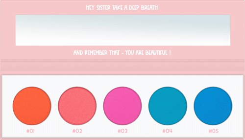 Paleta cieni do powiek Five Points 06  Miyo