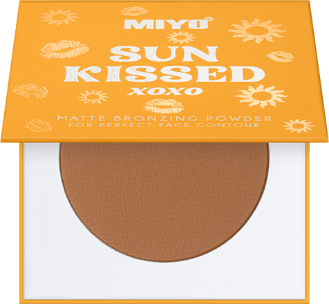 Puder brązujący Matt Bronzing Powder Sun no 01 Warm Bronze Miyo