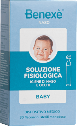 Soluzione fisiologica in 30 flaconcini monodose Benexè