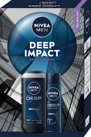Подаръчен комплект Deep Impact NIVEA MEN