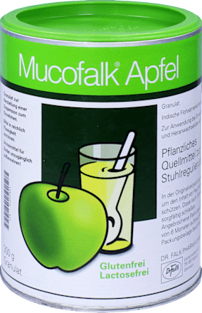 Mucofalk  Apfel, Indische Flohsamenschalen 3,25g/5g Granulat Mucofalk