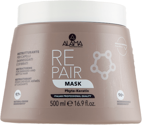 Maschera Repair ristrutturante per capelli daneggiati e sfibrati ALAMA PROFESSIONAL