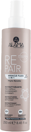 Fluido Miracle Repair 5 in 1 ristrutturante per capelli danneggiati e sfibrati ALAMA PROFESSIONAL
