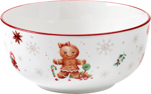 Müslischale Lebkuchenmädchen mit Schleife Dekorieren & Einrichten