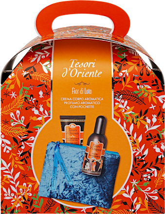 Testápoló és EdT ajándék neszesszerrel, többféle Tesori d'Oriente