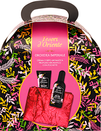 Testápoló és EdT ajándék neszesszerrel, többféle Tesori d'Oriente