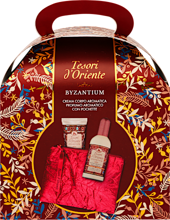 Testápoló és EdT ajándék neszesszerrel, többféle Tesori d'Oriente