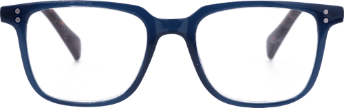 Fertig-Lesebrille demi/dunkelblau +3,00 Visiomax