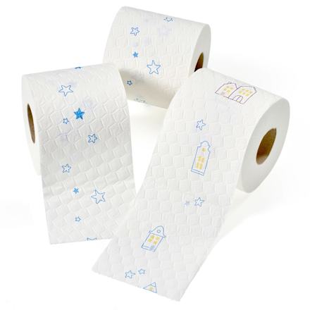 Toilettenpapier Design 3-lagig (8x180 Blatt) sortiert Sanft&Sicher