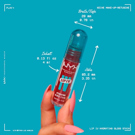 Lipgloss Lip IV Hydrating Gloss Serum 09 Blush Rush NYX PROFESSIONAL MAKEUP