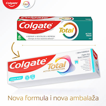 Total Active Fresh pasta za zube Colgate