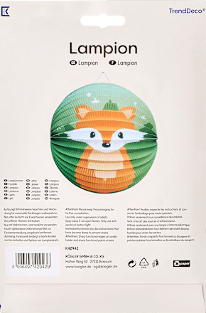 Laterne, Motiv Fuchs Dekorieren & Einrichten