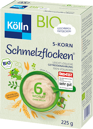Getreidebrei 5-Korn Schmelzflocken ab dem 6. Monat Kölln