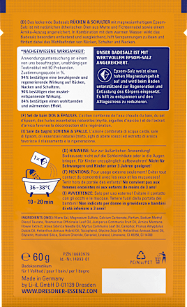 Badesalz Rücken & Schulter Dresdner Essenz