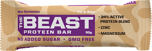 Протеинов бар The Beast с магнезий и цинк, 34% протеин NUTRIM