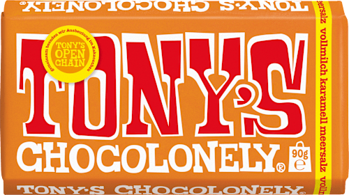 Schokolade Vollmilch Karamell Meersalz TONY'S CHOCOLONELY
