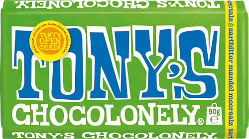 Schokolade Zartbitter Mandel Meersalz TONY'S CHOCOLONELY