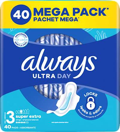 vložky s křidélky Ultra Day a Night, velikost 3 always