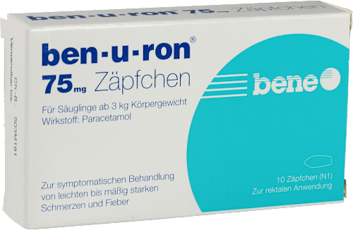 ben-u-ron 75 mg Zäpfchen ben-u-ron