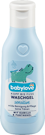 Baby Waschgel Kopf bis Fuß sensitive babylove
