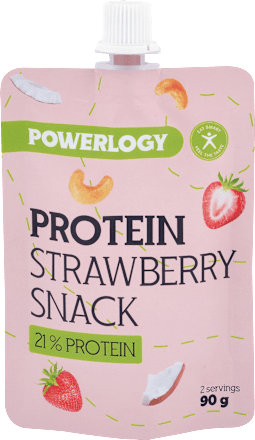 Kapsička Protein Strawberry Snack Powerlogy