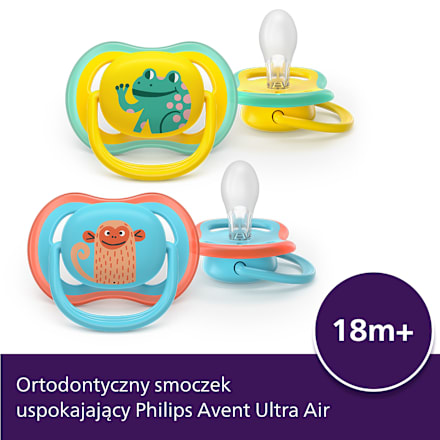 Smoczek uspokajający Ultra Air 18m+, chłopiec PHILIPS AVENT