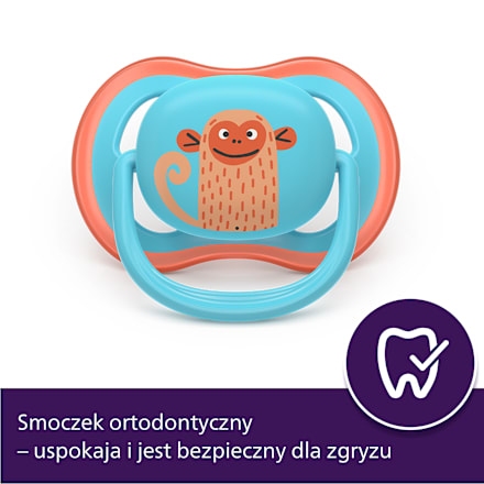 Smoczek uspokajający Ultra Air 18m+, chłopiec PHILIPS AVENT