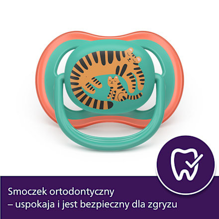 Smoczek uspokajający Ultra Air 6-18m, chłopiec PHILIPS AVENT