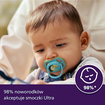 Smoczek uspokajający Ultra Air 6-18m, chłopiec PHILIPS AVENT